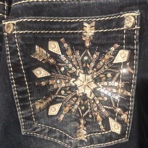 Miss Me Snowflake Serenade 32x30 Women’s Hailey Skinny Jeans